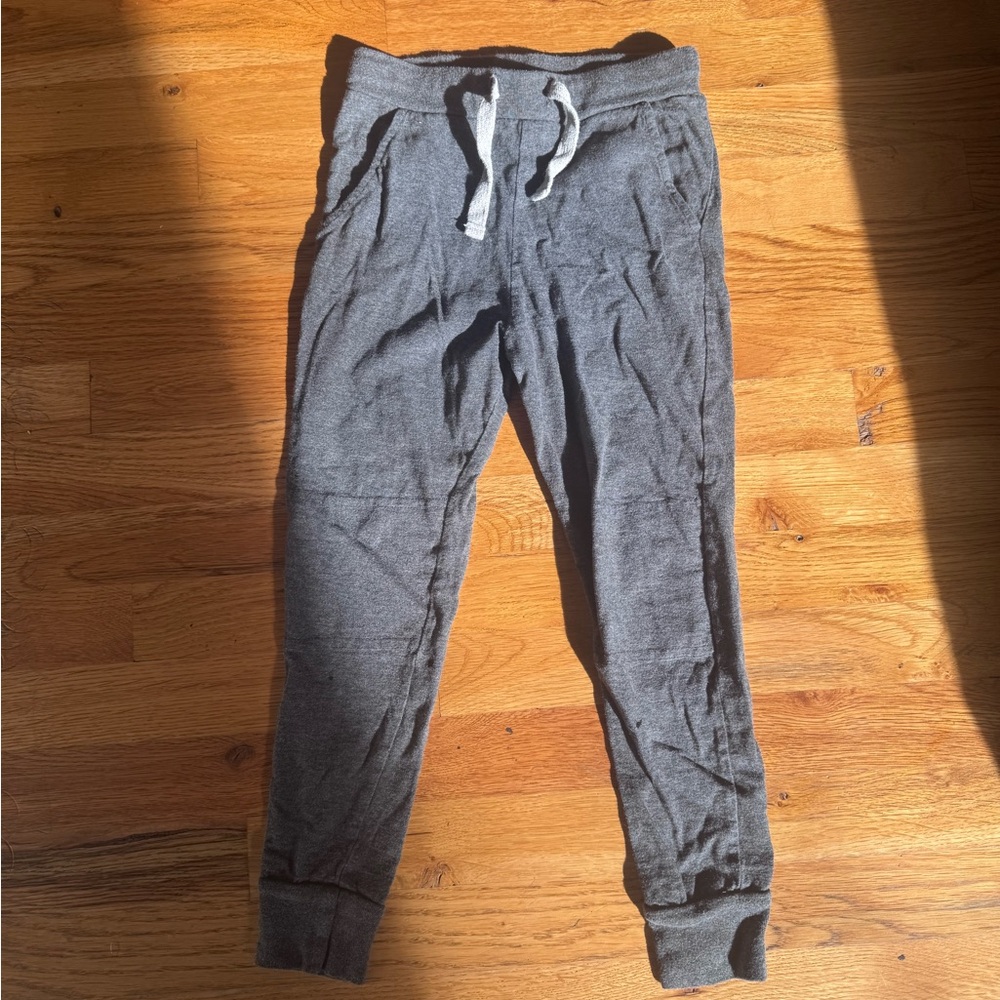 High quality organic cotton grey jogger sweatpants size 5/6